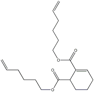 2-Cyclohexene-1,2-dicarboxylic acid bis(5-hexenyl) ester 结构式