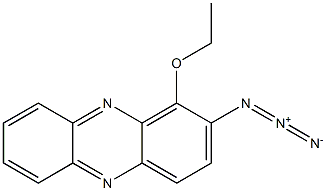 1-Ethoxyphenazin-2-yl azide 结构式