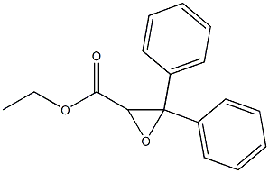 3,3-Diphenyloxirane-2-carboxylic acid ethyl ester 结构式