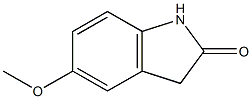 5-Methoxyindoline-2-one 结构式