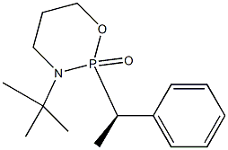 3-tert-Butyl-3,4,5,6-tetrahydro-2-[(R)-1-phenylethyl]-2H-1,3,2-oxazaphosphorin-2-one 结构式