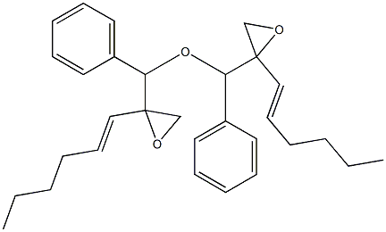 2-(1-Hexenyl)phenylglycidyl ether 结构式