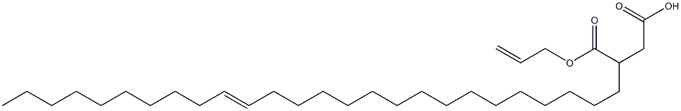 3-(16-Hexacosenyl)succinic acid 1-hydrogen 4-allyl ester 结构式