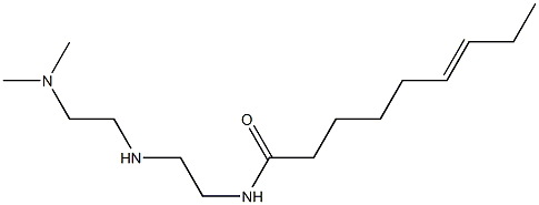 N-[2-[2-(Dimethylamino)ethylamino]ethyl]-6-nonenamide 结构式
