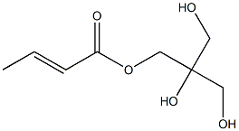 (E)-2-Butenoic acid 2,3-dihydroxy-2-(hydroxymethyl)propyl ester 结构式