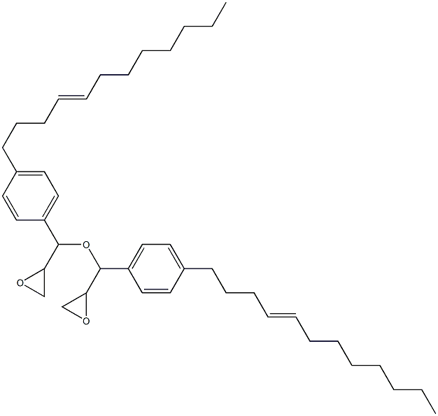 4-(4-Dodecenyl)phenylglycidyl ether 结构式