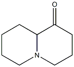 Octahydro-2H-quinolizine-1-one 结构式