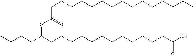 14-Palmitoyloxystearic acid 结构式