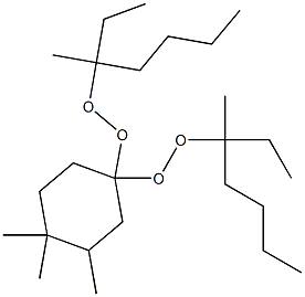 3,4,4-Trimethyl-1,1-bis(1-ethyl-1-methylpentylperoxy)cyclohexane 结构式