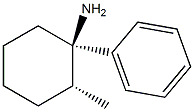 (1R,2R)-2-Methyl-1-phenylcyclohexane-1-amine 结构式