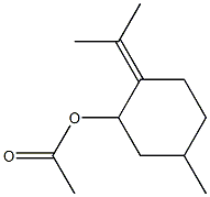 Acetic acid p-menth-4(8)-en-3-yl ester 结构式
