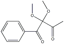 1-Phenyl-2,2-dimethoxy-1,3-butanedione 结构式