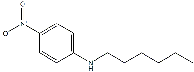 N-Hexyl-4-nitrobenzenamine 结构式