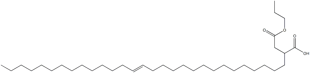 2-(15-Nonacosenyl)succinic acid 1-hydrogen 4-propyl ester 结构式