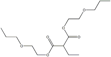 Propane-1,1-dicarboxylic acid bis(2-propoxyethyl) ester 结构式