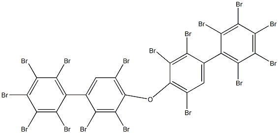 (Pentabromophenyl)(2,3,6-tribromophenyl) ether 结构式