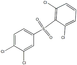2,6-Dichlorophenyl 3,4-dichlorophenyl sulfone 结构式