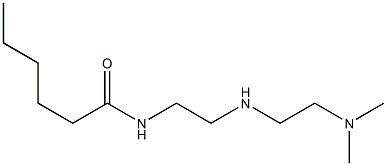 N-[2-[2-(Dimethylamino)ethylamino]ethyl]hexanamide 结构式