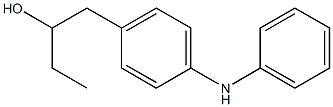 4-(2-Hydroxybutyl)phenylphenylamine 结构式