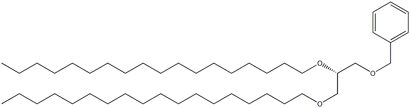 [S,(+)]-1-O-Benzyl-2-O,3-O-dioctadecyl-L-glycerol 结构式