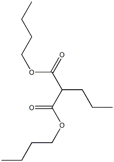 Propylmalonic acid dibutyl ester 结构式