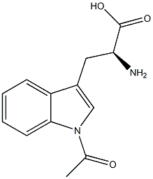 1-Acetyl-L-tryptophan 结构式