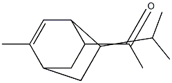 8-Acetyl-5-isopropyl-2-methylbicyclo[2.2.2]oct-2-ene 结构式