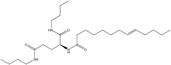 N2-(8-Tridecenoyl)-N1,N5-dibutylglutaminamide 结构式