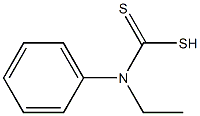 Ethylphenyldithiocarbamic acid 结构式