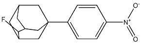 2-Fluoro-5-(4-nitrophenyl)adamantane 结构式