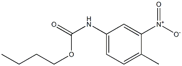 4-Methyl-3-nitrophenylcarbamic acid butyl ester 结构式