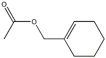 Acetic acid [(1-cyclohexenyl)methyl] ester 结构式