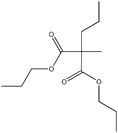 Methylpropylmalonic acid dipropyl ester 结构式