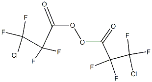 Bis(3-chloro-2,2,3,3-tetrafluoropropionyl) peroxide 结构式
