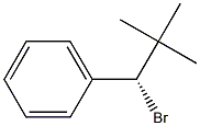 (-)-[(S)-1-Bromo-2,2-dimethylpropyl]benzene 结构式