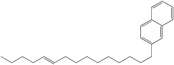 2-(10-Pentadecenyl)naphthalene 结构式