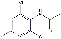 2',6'-Dichloro-4'-methylacetanilide 结构式