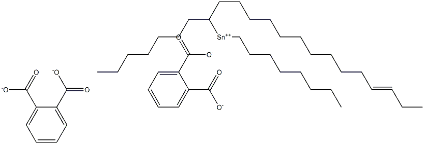 Bis[phthalic acid 1-(11-tetradecenyl)]dioctyltin(IV) salt 结构式