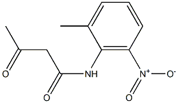 N-(2-Methyl-6-nitrophenyl)acetoacetamide 结构式