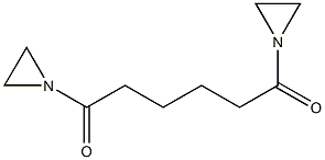 1,1'-Tetramethylenebis(carbonyl)bisaziridine 结构式