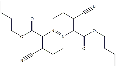 2,2'-Azobis(3-cyanovaleric acid)dibutyl ester 结构式