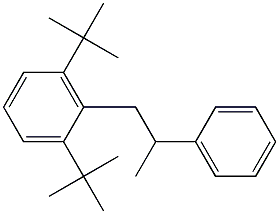 1-(2,6-Di-tert-butylphenyl)-2-phenylpropane 结构式