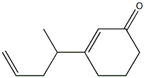 1-(1-Penten-4-yl)-1-cyclohexen-3-one 结构式