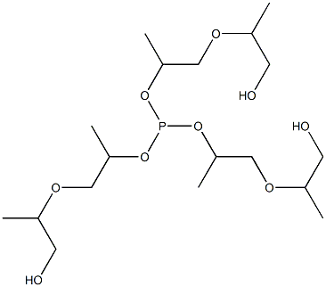 Phosphorous acid tris[2-(1-methyl-2-hydroxyethoxy)-1-methylethyl] ester 结构式