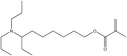 Methacrylic acid 7-(dipropylamino)nonyl ester 结构式