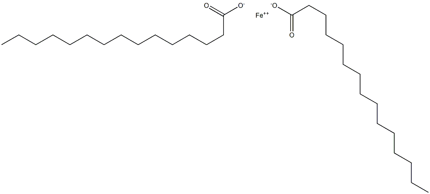 Dipentadecanoic acid iron(II) salt 结构式