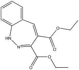 1H-1,2-Benzodiazepine-3,4-dicarboxylic acid diethyl ester 结构式