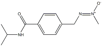 N-Isopropyl-4-[(methyl-ONN-azoxy)methyl]benzamide 结构式