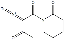 1-(2-Diazoacetoacetyl)piperidine-2-one 结构式