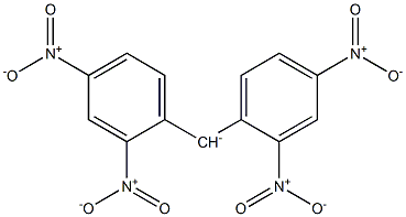 Bis(2,4-dinitrophenyl)methanide 结构式